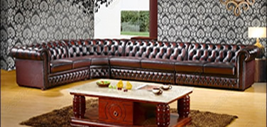 sofá  chesterfield de canto