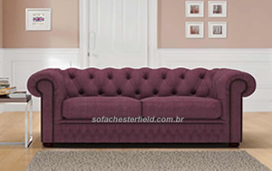 sofá chesterfield classico cor berinjela sofá chesterfield classico cor berinjela